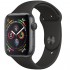 Apple Watch 4 Series | Gray Aluminum Case with Black Sport Band