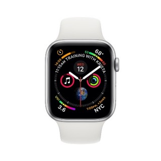 Apple Watch 4 Series 40MM | Silver Aluminum Case with White Sport Band
