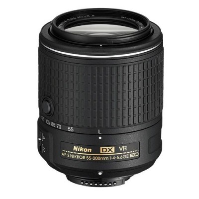 لنز نیکون مدل AF-S DX NIKKOR 55-200mm f/4-5.6G ED VR II