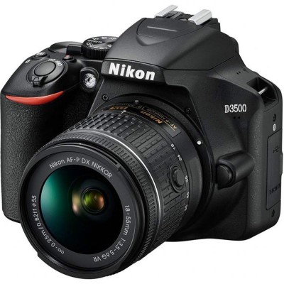 Nikon D3500 DSLR Camera with 18-55mm VR AF-P Lens
