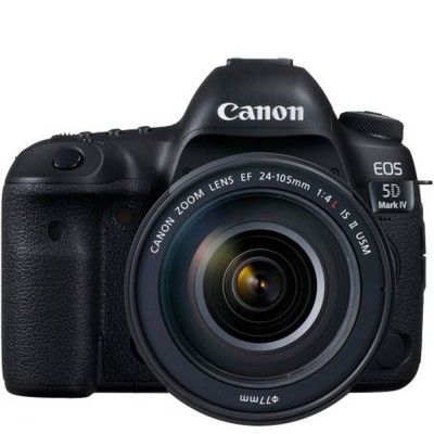 Canon EOS 5D Mark IV DSLR Camera with 24-105mm f/4L II Lens