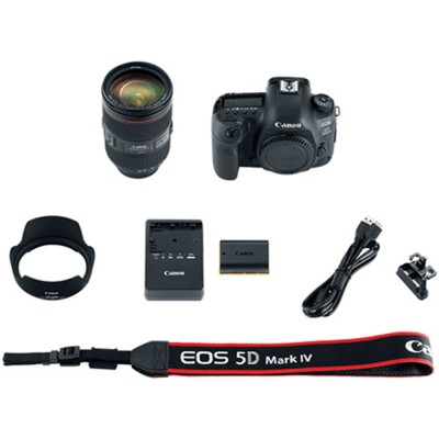 Canon EOS 5D Mark IV DSLR Camera with 24-105mm f/4L II Lens