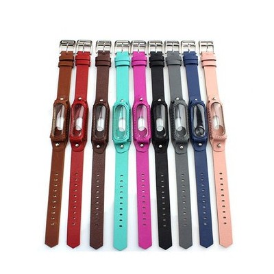 بند دستبند سلامتی هوشمند شیائومی Mi Band 2 Leather