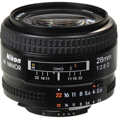 Nikon AF NIKKOR 28mm f/2.8D Lens