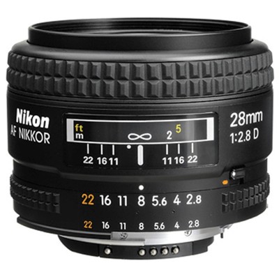 Nikon AF NIKKOR 28mm f/2.8D Lens