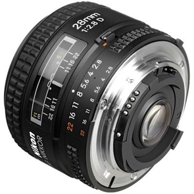 Nikon AF NIKKOR 28mm f/2.8D Lens