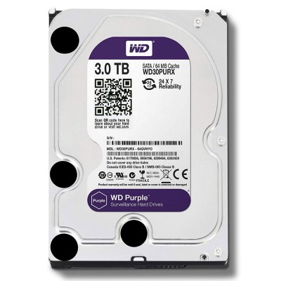 Western Digital Purple 3T Internal HDD
