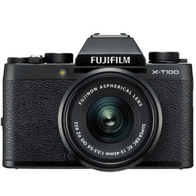 FUJIFILM X-T100 Mirrorless Digital Camera with 15-45mm Lens
