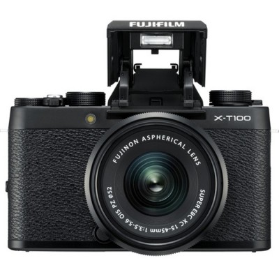FUJIFILM X-T100 Mirrorless Digital Camera with 15-45mm Lens