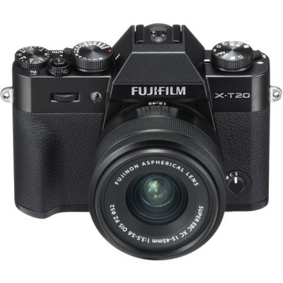FUJIFILM X-T20 Mirrorless Digital Camera with XC 15-45mm Lens