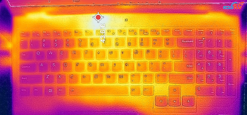 دمای لپ تاپ لنوو لژیون پرو 5 2023
