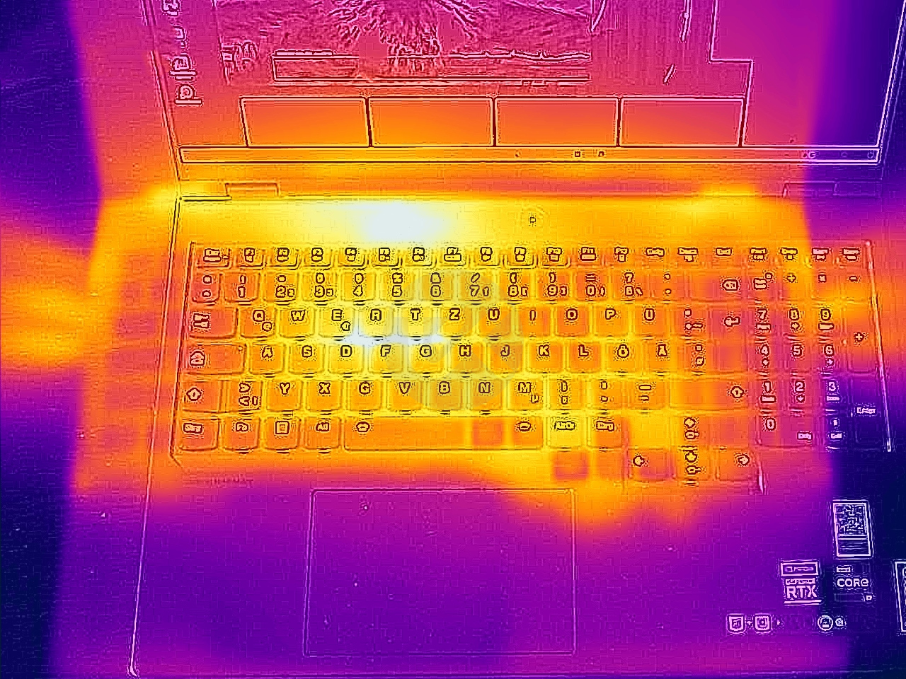 تولید گرما در لپ تاپ لنوو با گرافیک 4080